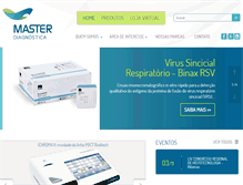 Tablet Screenshot of masterdiagnostica.com.br