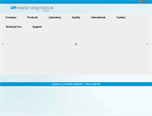 Tablet Screenshot of masterdiagnostica.com
